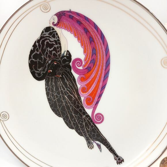 Lot of 3 Glamour House Of Erte Fashion Limited Edition Franklin Mint Plates COA - Picture 12 of 16